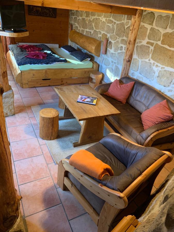 Blockhausvermietung "Vor Dem Groeperntor" Quedlinburg Esterno foto
