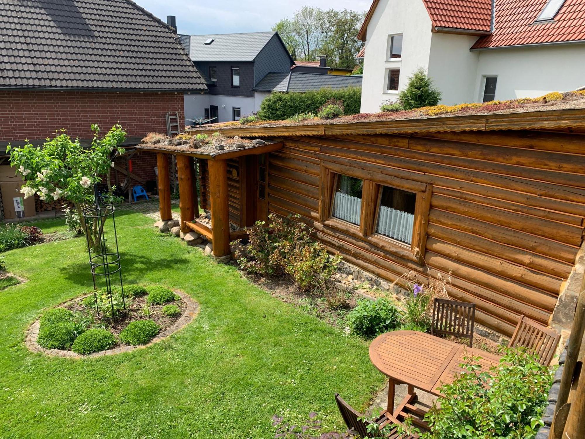 Blockhausvermietung "Vor Dem Groeperntor" Quedlinburg Esterno foto